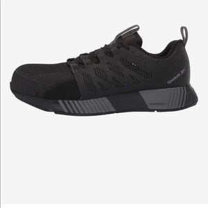 Reekbok work- Fusion Flexweave Cage Composite Toe black size 7 men/youth
